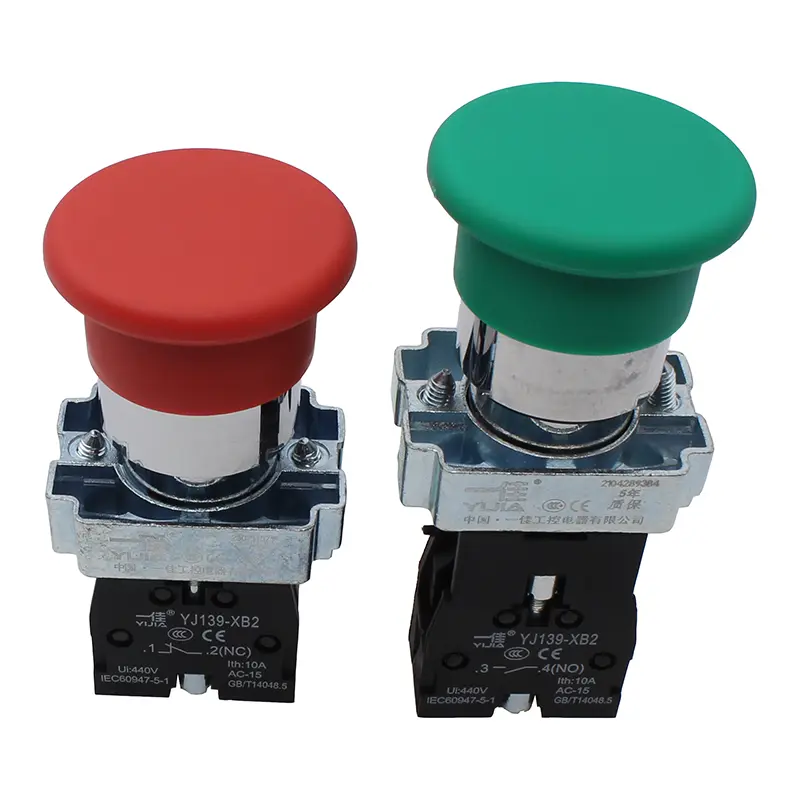 Mushroom Head Push Button