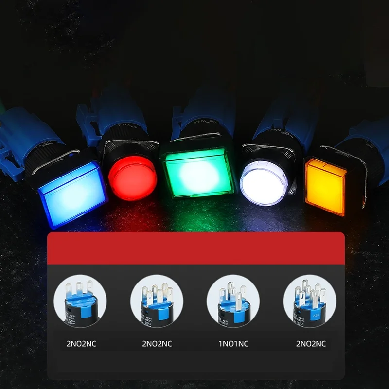 Rectangle Push Button Switch Rectangle Push Button Switch