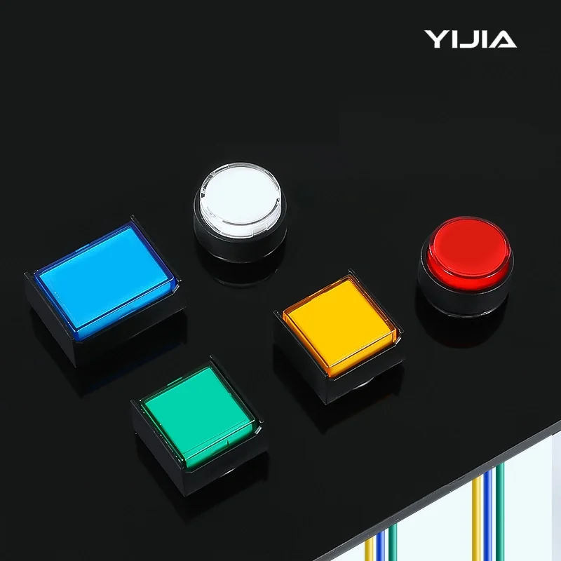 長方形のプッシュボタンスイッチ