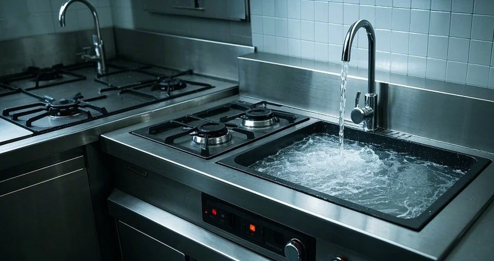 市販のキッチン機器での防水プッシュボタンスイッチの適用